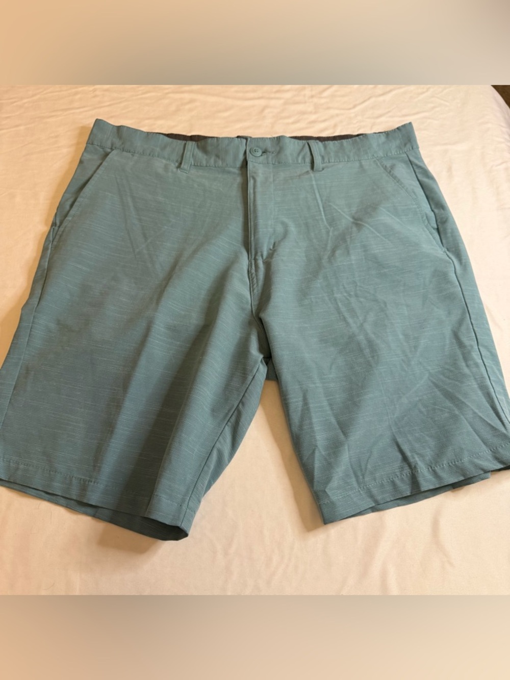 Burnside Hybrid Golf Shorts Size 38 Blue Performance Stretch Golf Casual Men’s